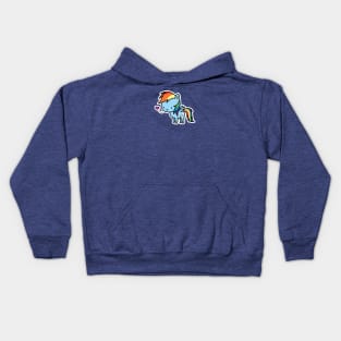 Rainbow Dash chibi Kids Hoodie